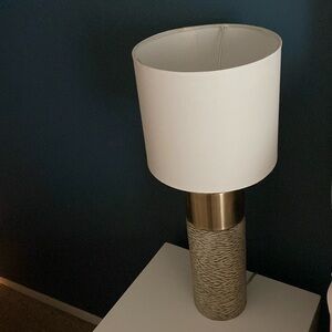 Gold textured lamp